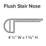 Accessories
Flush Stairn Nose 8mm Max (San